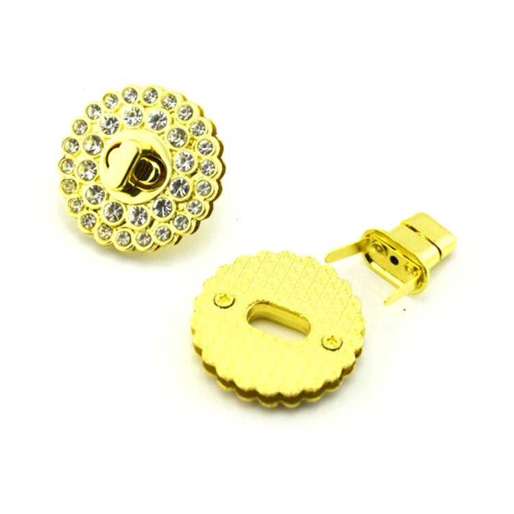 Handbag Hardware Accessories Lock Female Bag Diamond Round Lock My Store