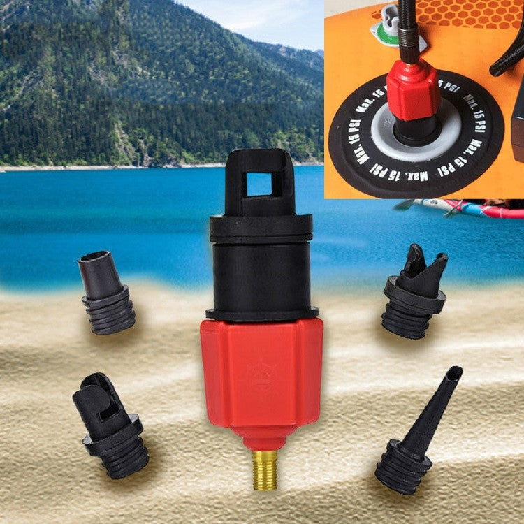 Surfing Paddle Board Rubber Boat Inflatable Bed Air Valve Adapter Car Air Pump Adapter