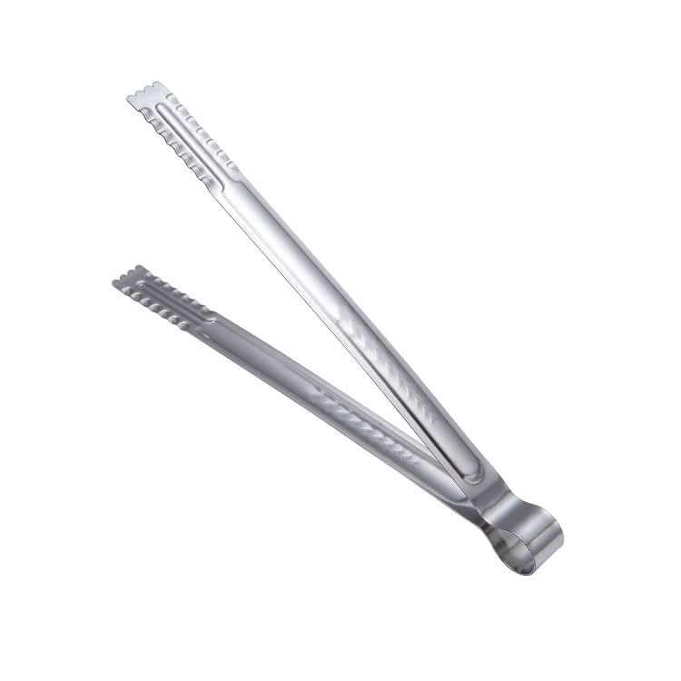 Stainless Steel Food Clip Bread Barbecue Clip Steak Buffet Clip, Size:9 inches - Reluova