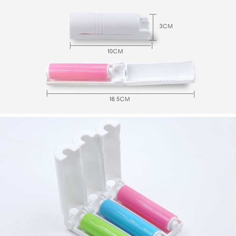 10 PCS Sticky Portable Washable Dust Lint Roller With Cover