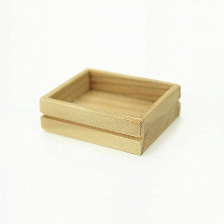 3 PCS Toy House Accessories Mini Wooden Box Reluova