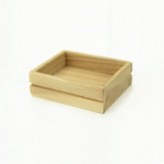 3 PCS Toy House Accessories Mini Wooden Box