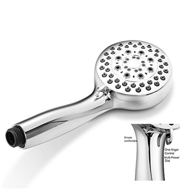 4 Inches Shower Head ABS Bathroom Bath Shower Water Saving High Pressure Round Shape Hand Shower-Reluova