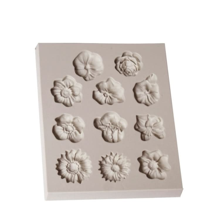 Fondant Cake Silicone Mold Chocolate Mold DIY Trumpet Flower Sun Flower Baking Decoration - Reluova