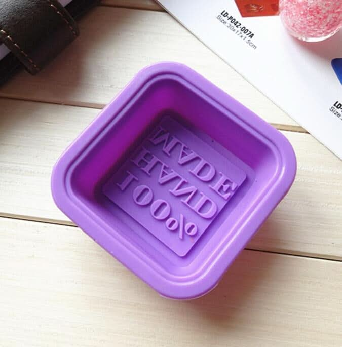 Silicone Cake Mold Handmade Soap Mold, Random Color - Reluova