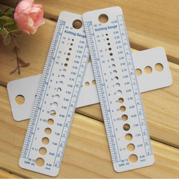 Soft Plastic Sewing Ruler Measuring Needle Ruler Yarn DIY Knitting Tool Reluova