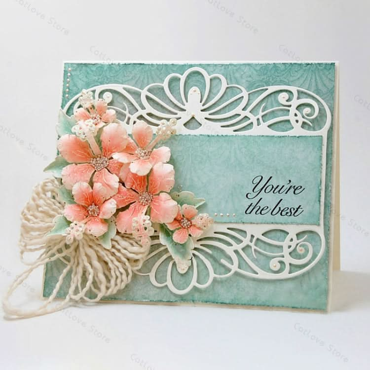 Flower Border Knife Mold DIY Cutting Book Album Greeting Card Making Mold Reluova