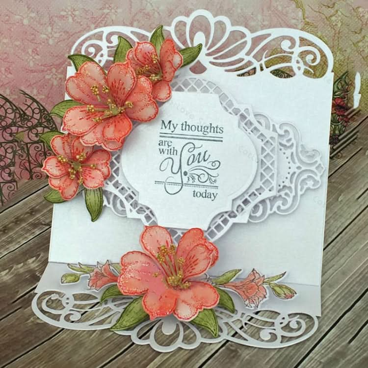 Flower Border Knife Mold DIY Cutting Book Album Greeting Card Making Mold