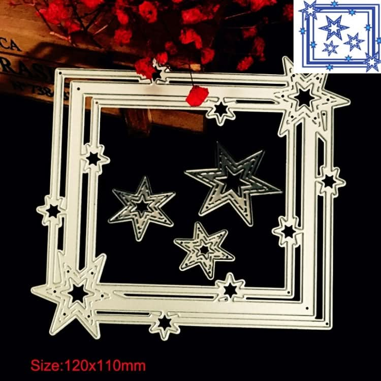 Pentagram Border Cutting Knife Die Scrapbook DIY Material