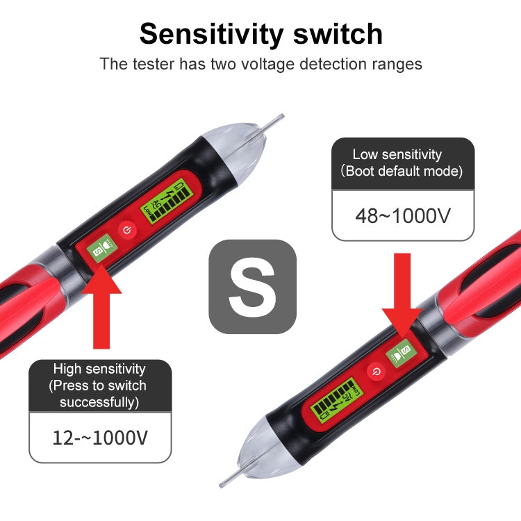 BENETECH GT3122 Non-contact Tester Pen Meter Digital AC/DC Voltage Detectors Reluova