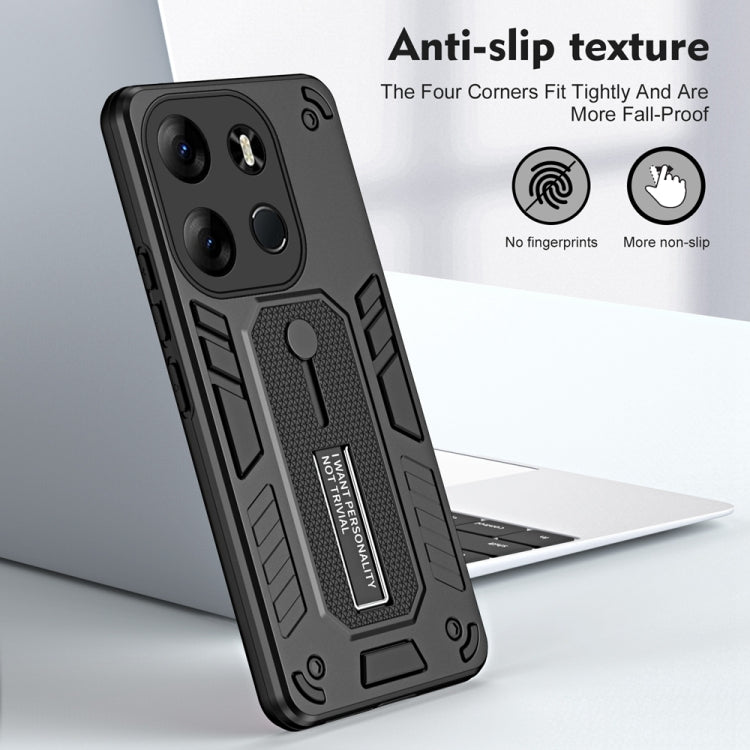 For Tecno Camon 18 / 18T Variety Brave Armor Finger Loop Holder Phone Case My Store