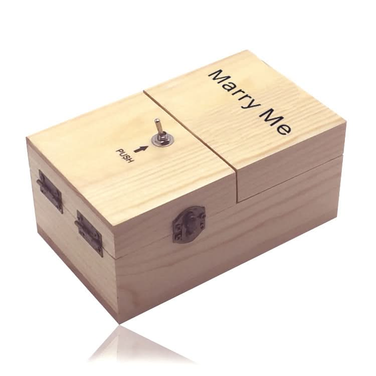 Creative Funny Present Marry Me Novel Wooden Anti-stress Toy Reluova