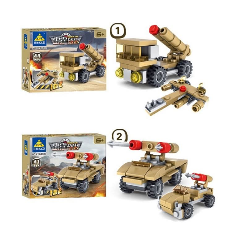 KAZI Super Tanks Building Blocks 16 in 1 Sets Bricks Model Brinquedos Toys, Age Range: 6 Years Old Above Reluova