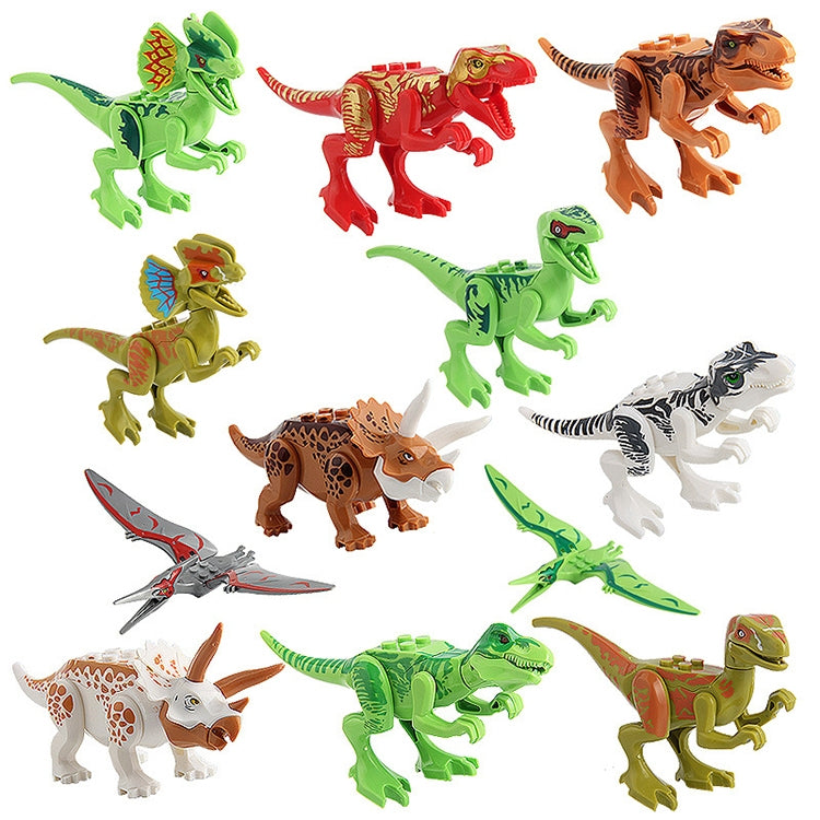 6 in 1 Intelligent Toys DIY ABS Material Building Blocks Dinosaurs, Random Style Delivery Reluova