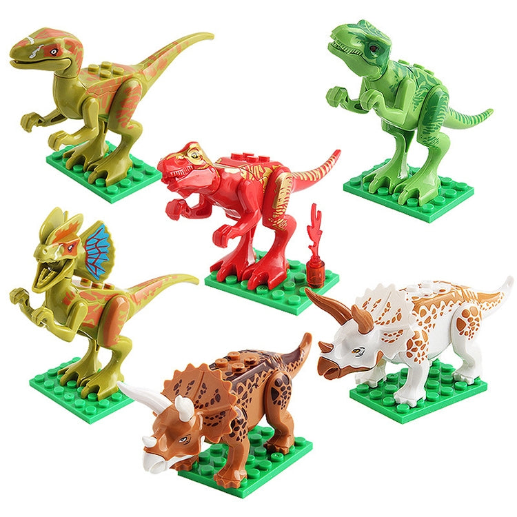 6 in 1 Intelligent Toys DIY ABS Material Building Blocks Dinosaurs, Random Style Delivery