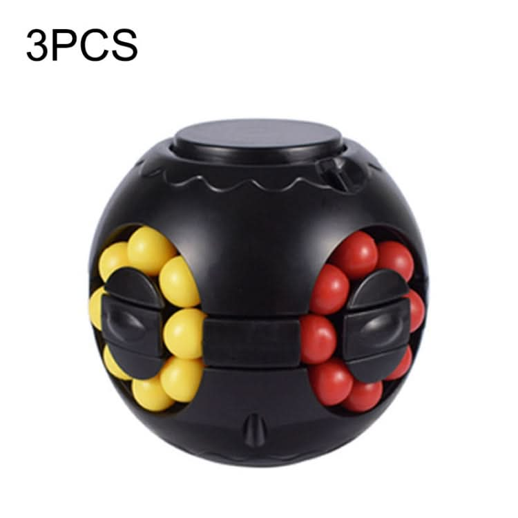 3 PCS Finger Magic Bean Magic Cube Toy Children Intelligence Fingertip Spinning Top Reluova