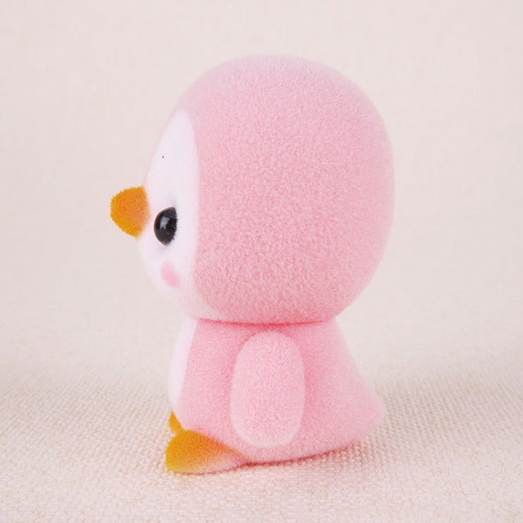 Little Cute PVC Flocking Animal Penguin Dolls Birthday Gift Kids Toy, Size: 4*4*5.5cm Reluova