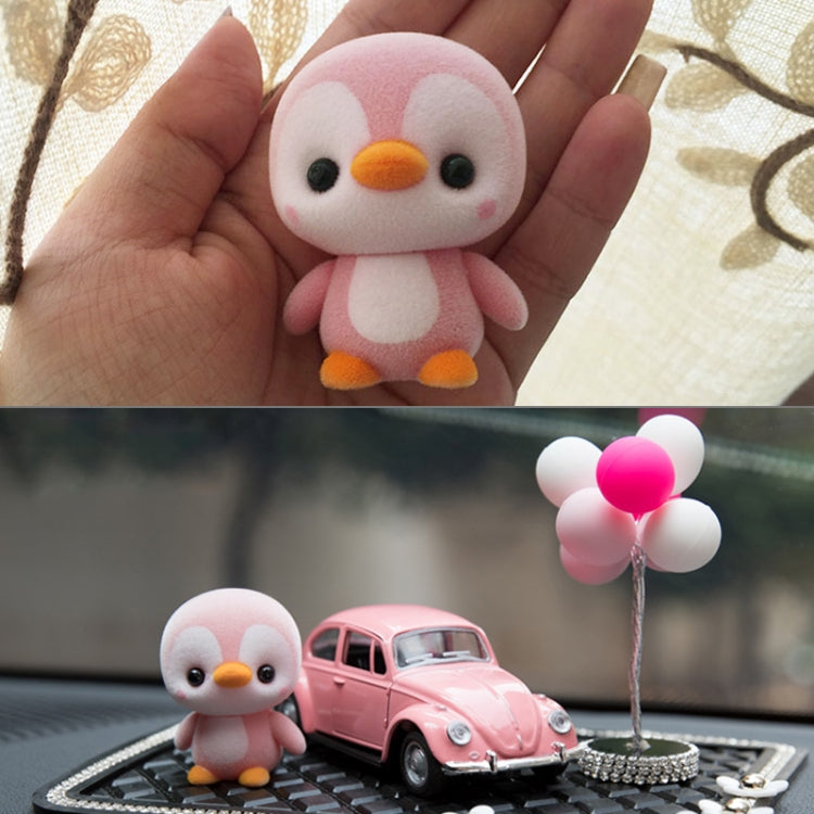 Little Cute PVC Flocking Animal Penguin Dolls Birthday Gift Kids Toy, Size: 4*4*5.5cm