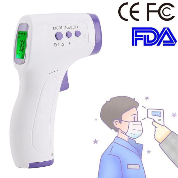 TG8818H Non-contact Forehead Body Infrared Thermometer, Temperature Range: 32.0 degree C - 42.5 degree C Reluova