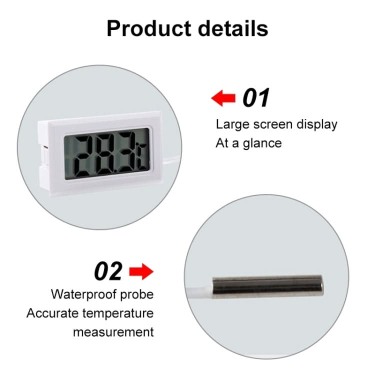 Mini LCD Indoor Digital Thermometer (Celsius Display) Reluova