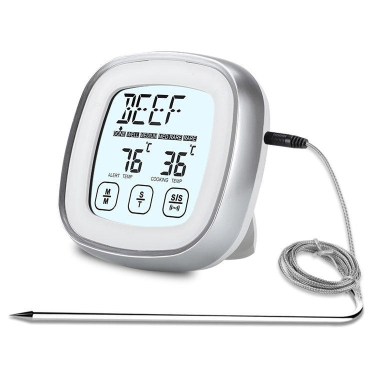 TS-BN53-A Digital Kitchen Food Cooking BBQ Wireless Touch Screen Thermometer with Timer & Alarm Reluova