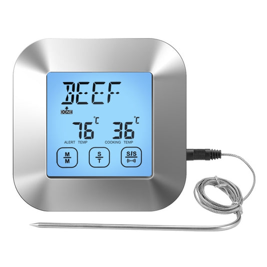 TS-82 Digital Kitchen Food Cooking BBQ Wireless Touch Screen Thermometer with Timer Alarm Reluova