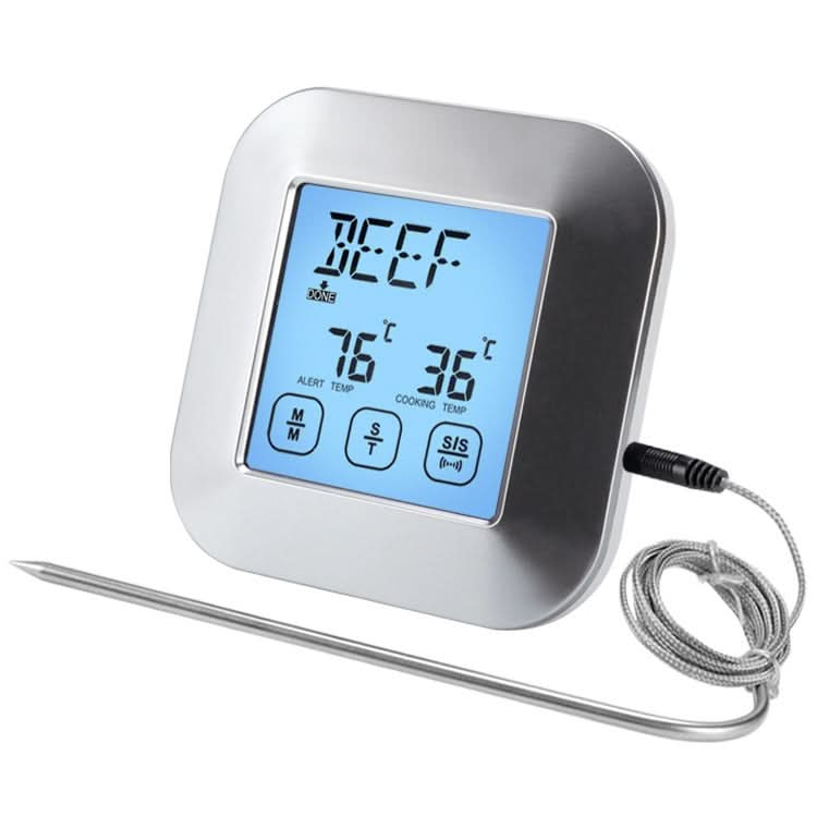 TS-82 Digital Kitchen Food Cooking BBQ Wireless Touch Screen Thermometer with Timer Alarm Reluova