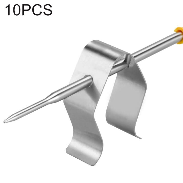 10 PCS Home Kitchen BBQ Grill Probe Holder, Specification: Single Hole Probe Holder - Reluova