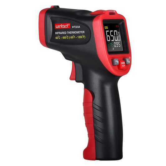 Wintact WT323A -50 Degree C~650 Degree C Handheld Portable Outdoor Non-contact Digital Infrared Thermometer My Store