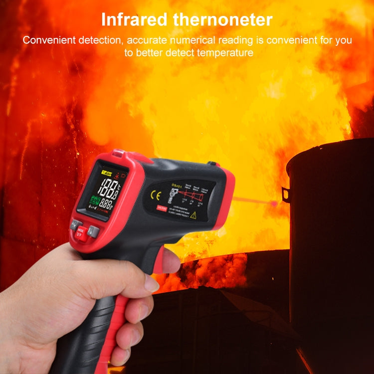 Wintact WT323A -50 Degree C~650 Degree C Handheld Portable Outdoor Non-contact Digital Infrared Thermometer My Store