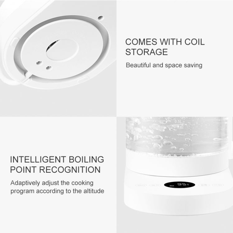 Original Xiaomi Mijia 1000W 10 Gears Adjustable Intelligent Multifunctional 304 Stainless Steel Health Pot, capacity: 1.5L Reluova