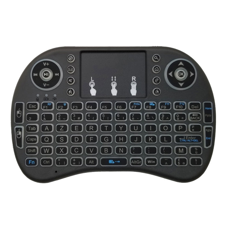 Support Language: French i8 Air Mouse Wireless Backlit Keyboard with Touchpad for Android TV Box & Smart TV & PC Tablet & Xbox360 & PS3 & HTPC/IPTV My Store