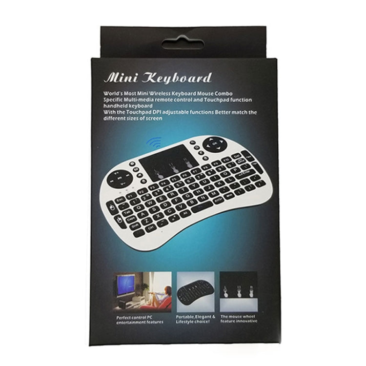 Support Language: Spanish i8 Air Mouse Wireless Backlight Keyboard with Touchpad for Android TV Box & Smart TV & PC Tablet & Xbox360 & PS3 & HTPC/IPTV My Store