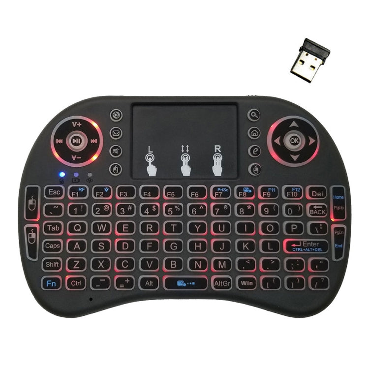 Support Language: English i8 Air Mouse Wireless Backlight Keyboard with Touchpad for Android TV Box & Smart TV & PC Tablet & Xbox360 & PS3 & HTPC/IPTV My Store