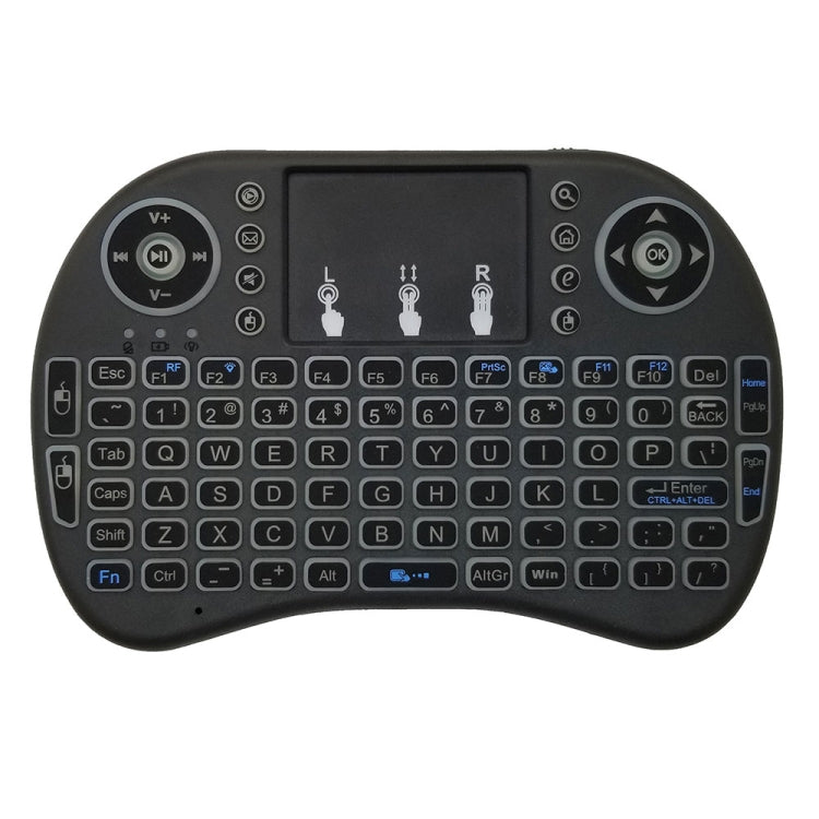 Support Language: English i8 Air Mouse Wireless Backlight Keyboard with Touchpad for Android TV Box & Smart TV & PC Tablet & Xbox360 & PS3 & HTPC/IPTV