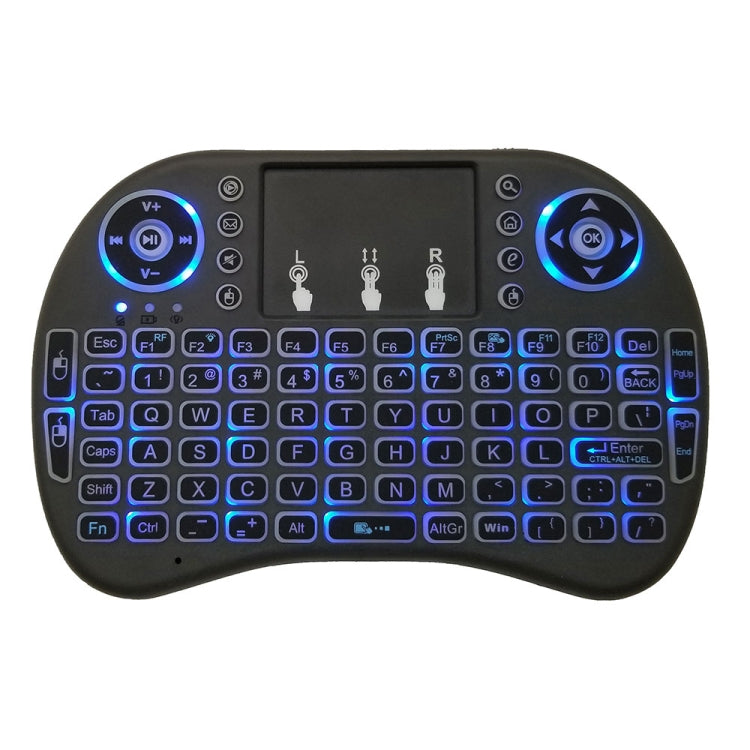 Support Language: English i8 Air Mouse Wireless Backlight Keyboard with Touchpad for Android TV Box & Smart TV & PC Tablet & Xbox360 & PS3 & HTPC/IPTV My Store