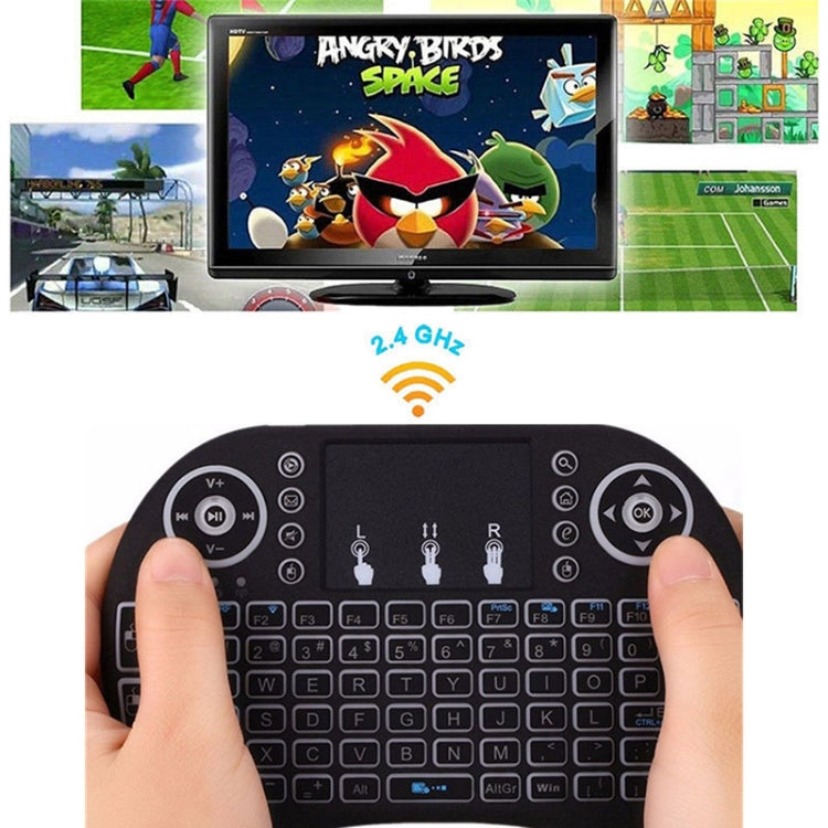 Support Language: Thai i8 Air Mouse Wireless Keyboard with Touchpad for Android TV Box & Smart TV & PC Tablet & Xbox360 & PS3 & HTPC/IPTV My Store