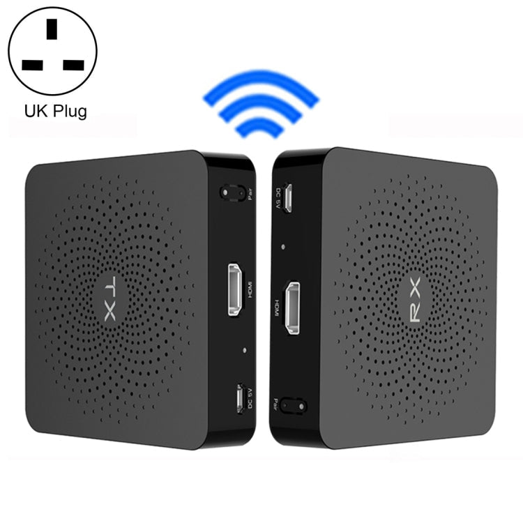 Measy W2H 60GHz 4K Ultra HD Wireless Transmission Kit, Transmission Distance: 30m, UK Plug