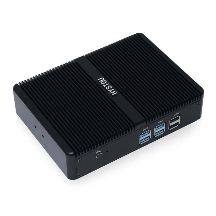 HYSTOU H2 Windows / Linux System Mini PC, Intel Core I3-7167U Dual Core Four Threads up to 2.80GHz, Support mSATA 3.0, 8GB RAM DDR4 + 256GB SSD 500GB HDD