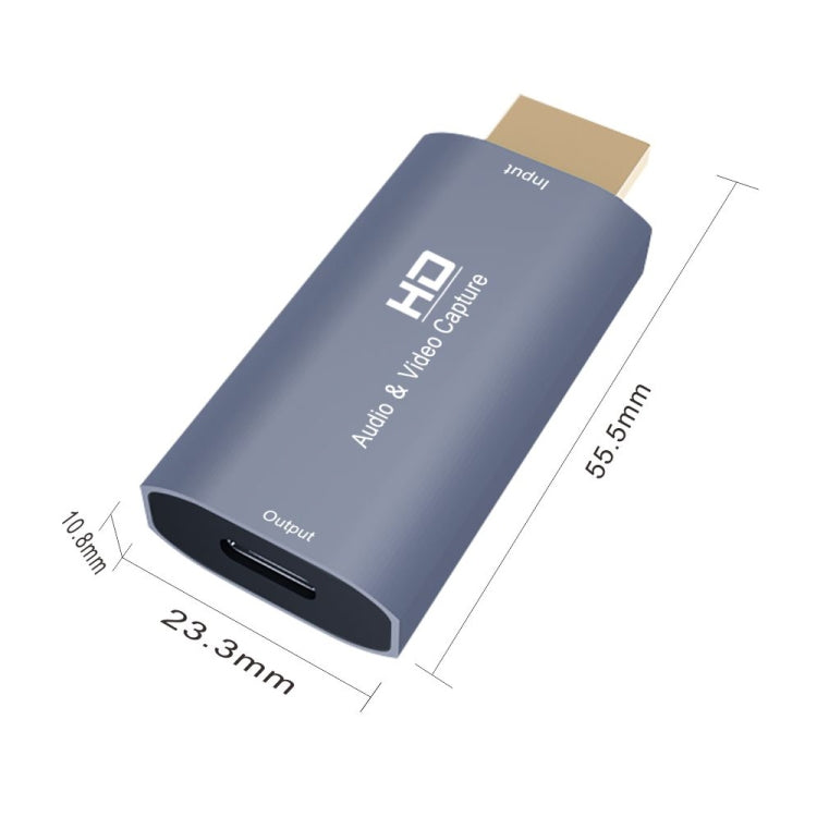 Z50 USB-C / Type-C Female to HDMI Male Video Capture Card Reluova