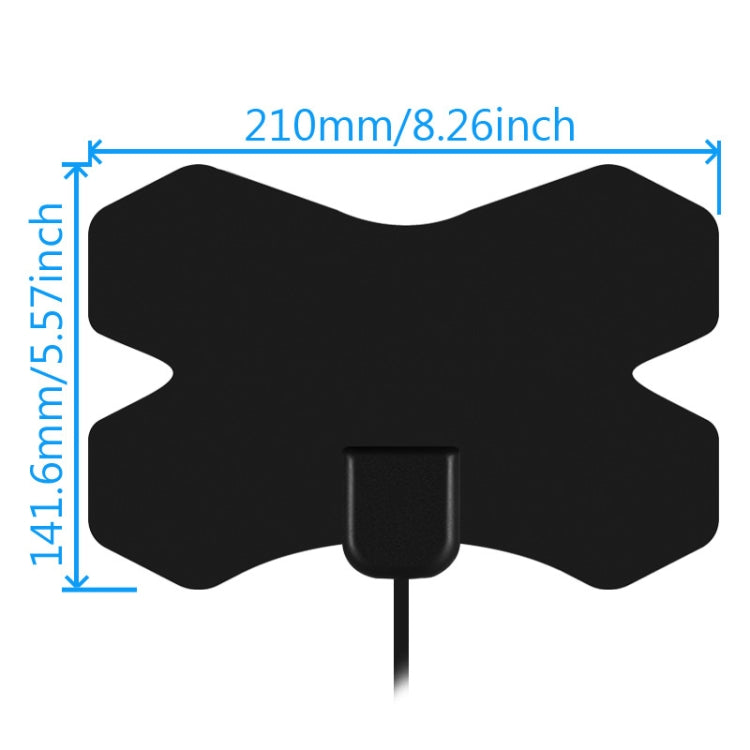 MYC-HDTV050 X Shield 25dB 4K HDTV Antenna, Reception Range: 150 Miles