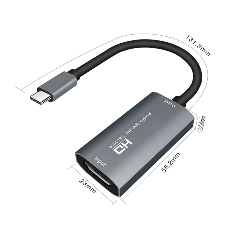 Z29A HDMI Female to USB-C / Type-C Male Video Audio Capture Box Reluova