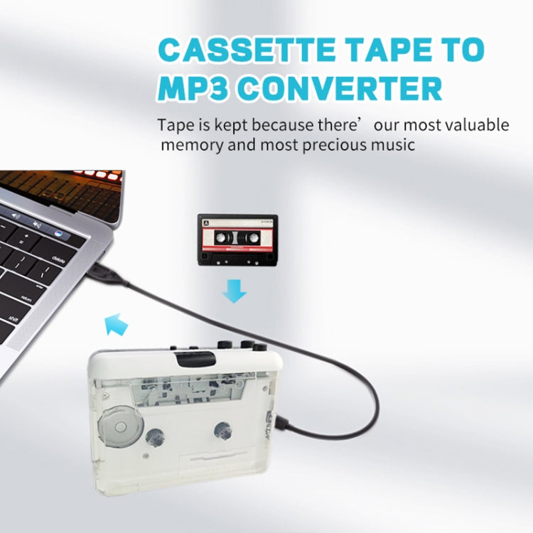 YY001 USB Cassette Player Tape To MP3 Converter Reluova