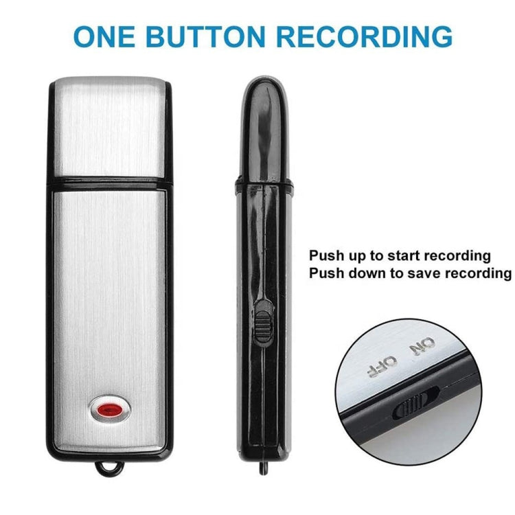 SK858 8GB Rechargeable Portable U-Disk Meeting Voice Recorder Reluova