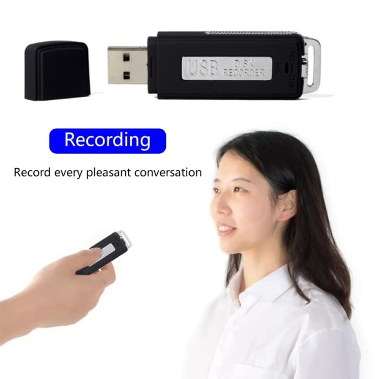 SK868 8GB Rechargeable Portable U-Disk Voice Recorder Reluova