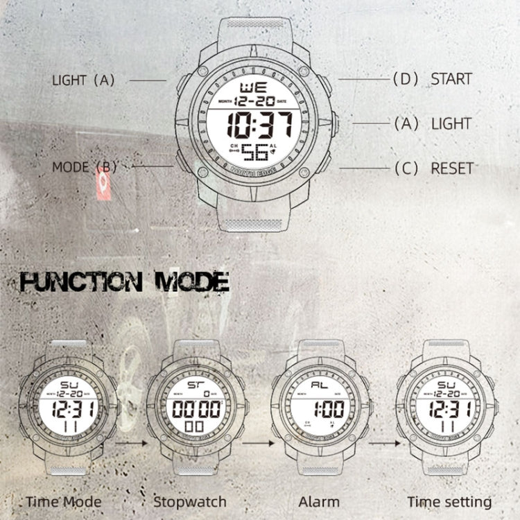 TANK North Edge Men Fashion Professional Military Army Outdoor Sport Waterproof Running Swimming Smart Digital Watch Reluova