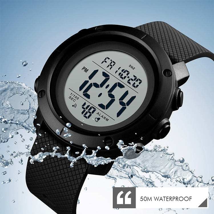 SKMEI 1416 Multifunctional Outdoor Fashion Noctilucent Waterproof Steel Ring Digital Watch Reluova