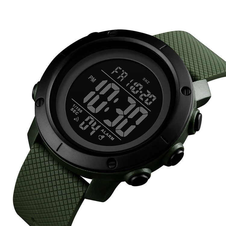 SKMEI 1426 Multifunctional Outdoor Fashion Noctilucent Waterproof Black Machine Rubber Ring Digital Watch