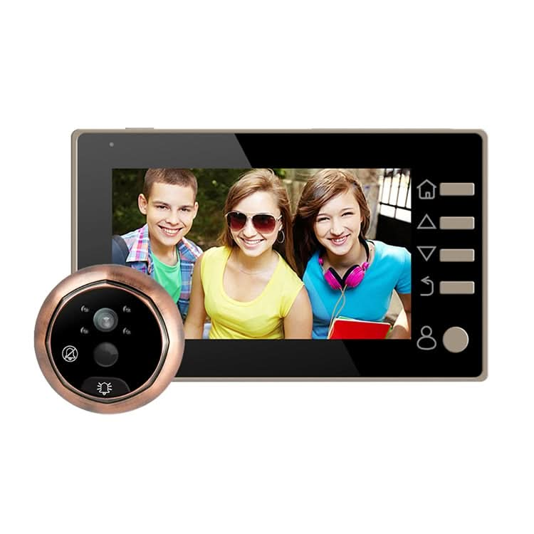 M4300D 4.3 inch TFT Color Display Screen 3.0MP Security Camera Video Smart Doorbell, Support TF Card (32GB Max) & Night Vision & Motion Detection Reluova