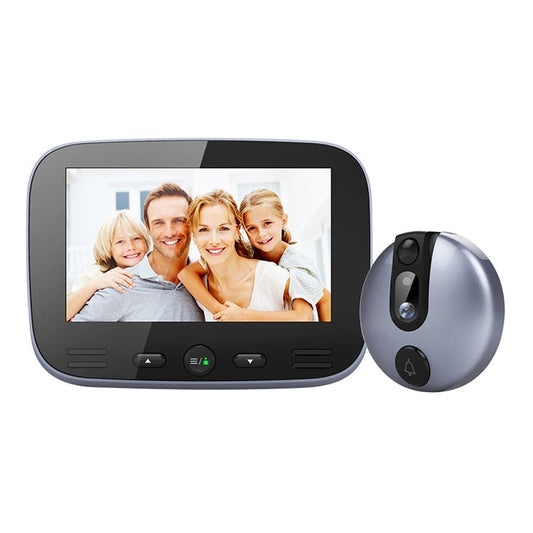 M100 4.3 inch Display Screen 2.0MP Security Camera Video Smart Doorbell, Support TF Card (32GB Max) & Night Vision & Motion Detection